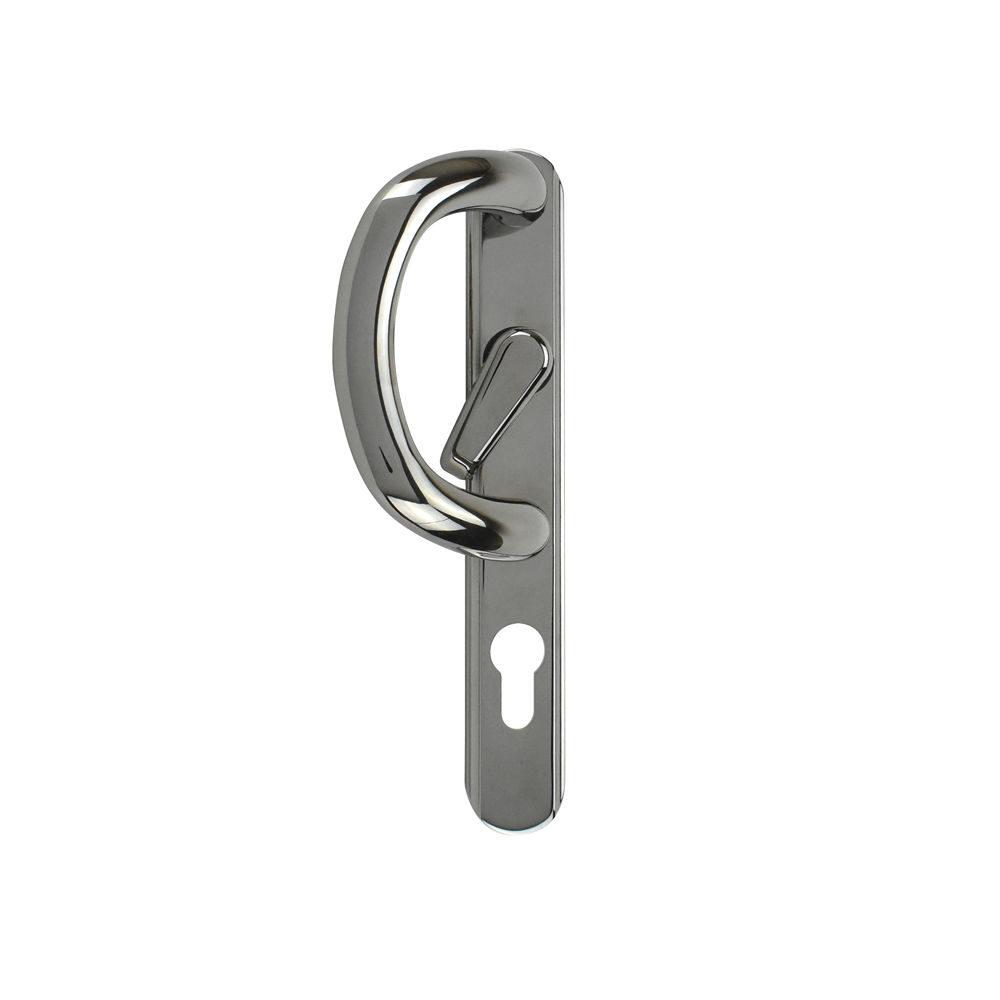 Vista Patio Door Handle - Smokey Chrome - (Sold in Pairs)